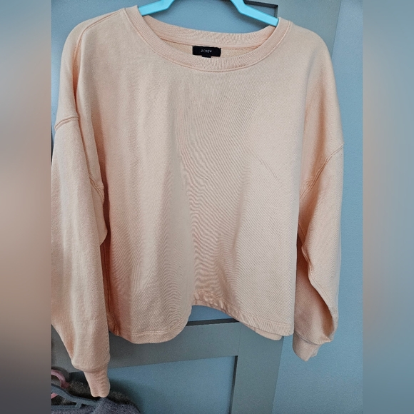 J. Crew Tops - J. Crew Cropped Sweatshirt